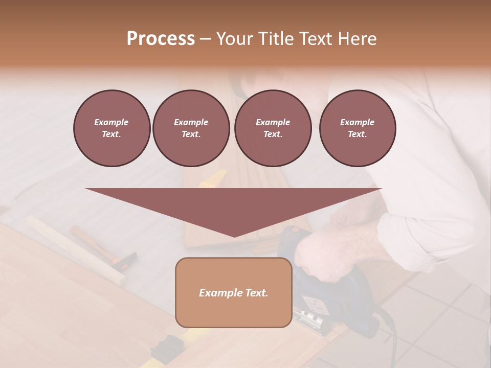 Artisan Cutting Saw PowerPoint Template