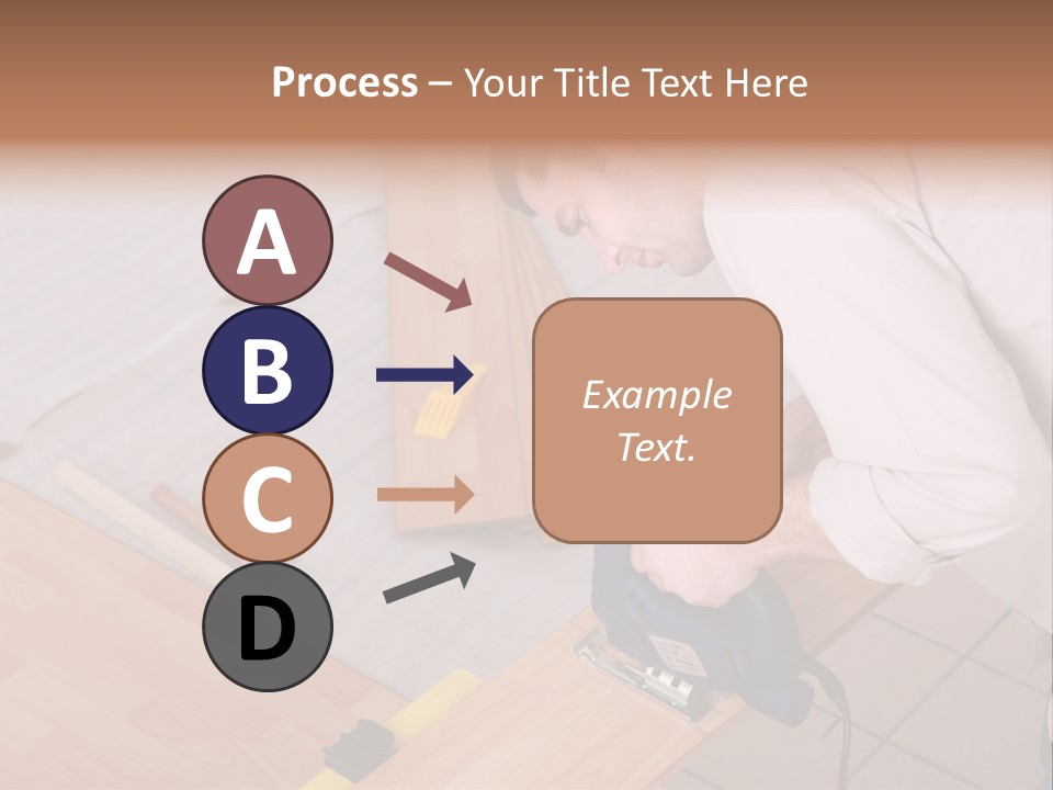 Artisan Cutting Saw PowerPoint Template