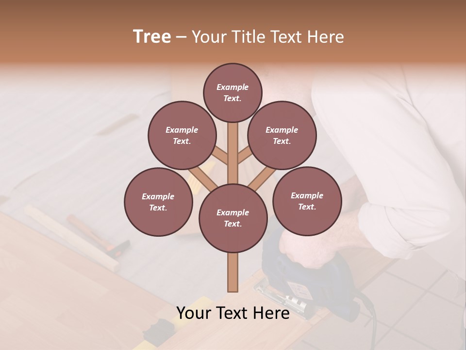 Artisan Cutting Saw PowerPoint Template