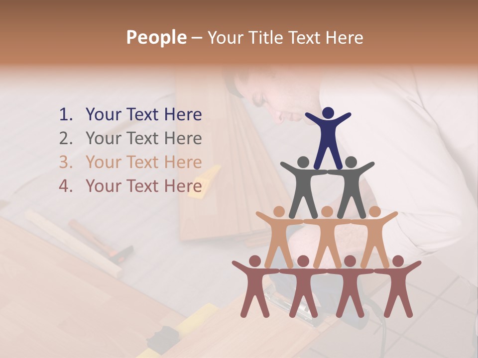 Artisan Cutting Saw PowerPoint Template