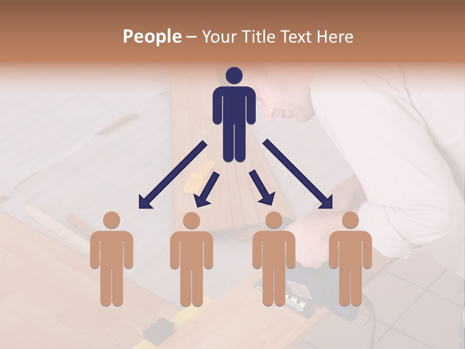 Artisan Cutting Saw PowerPoint Template