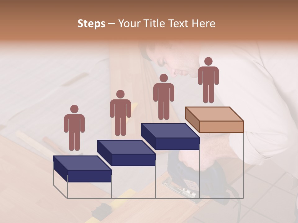 Artisan Cutting Saw PowerPoint Template