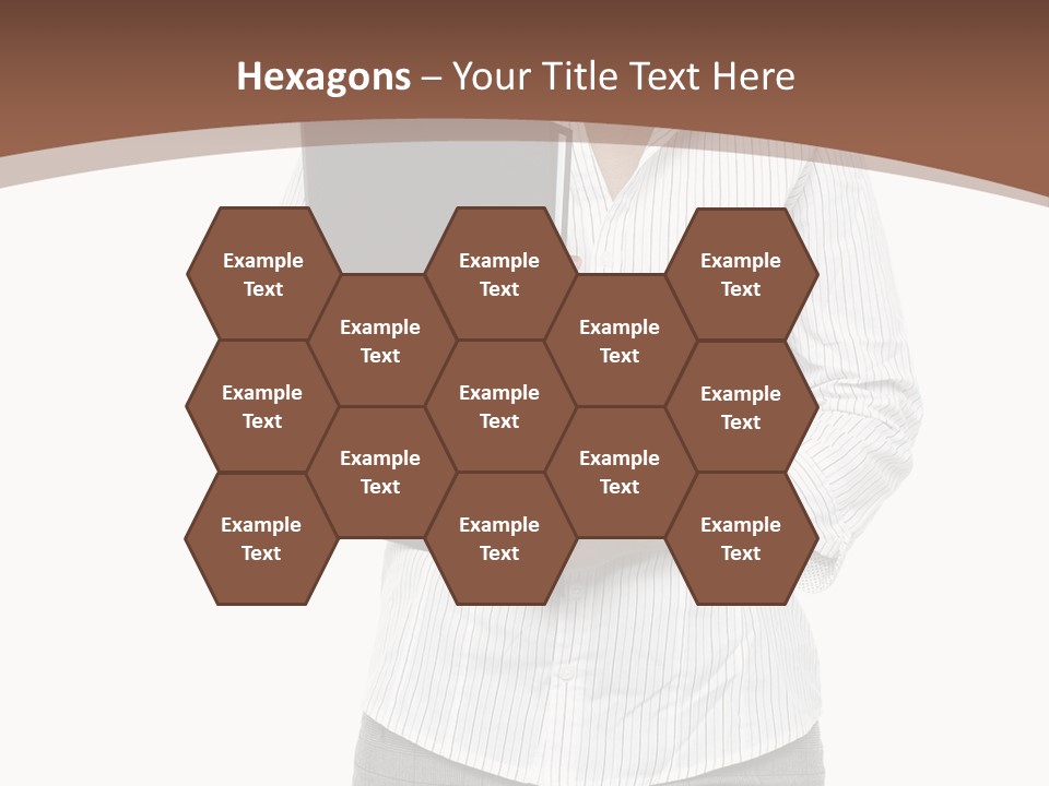 Elegant Successful Posing PowerPoint Template