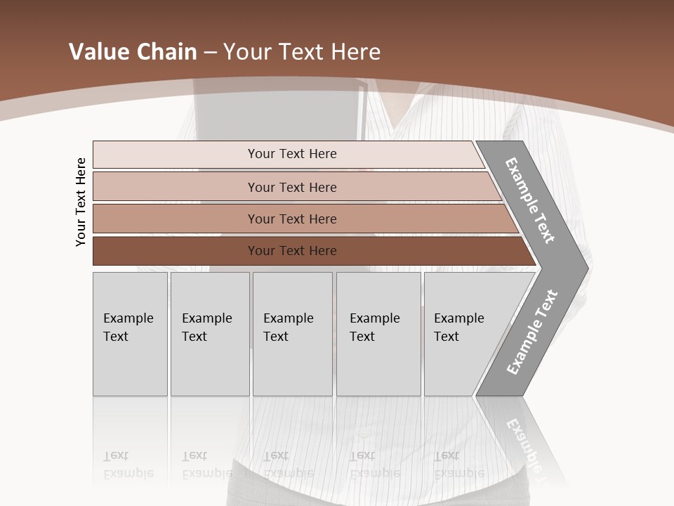 Elegant Successful Posing PowerPoint Template