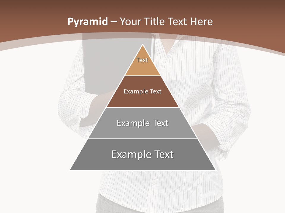 Elegant Successful Posing PowerPoint Template