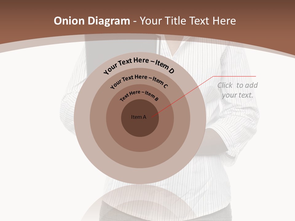 Elegant Successful Posing PowerPoint Template