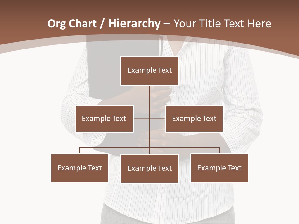 Elegant Successful Posing PowerPoint Template