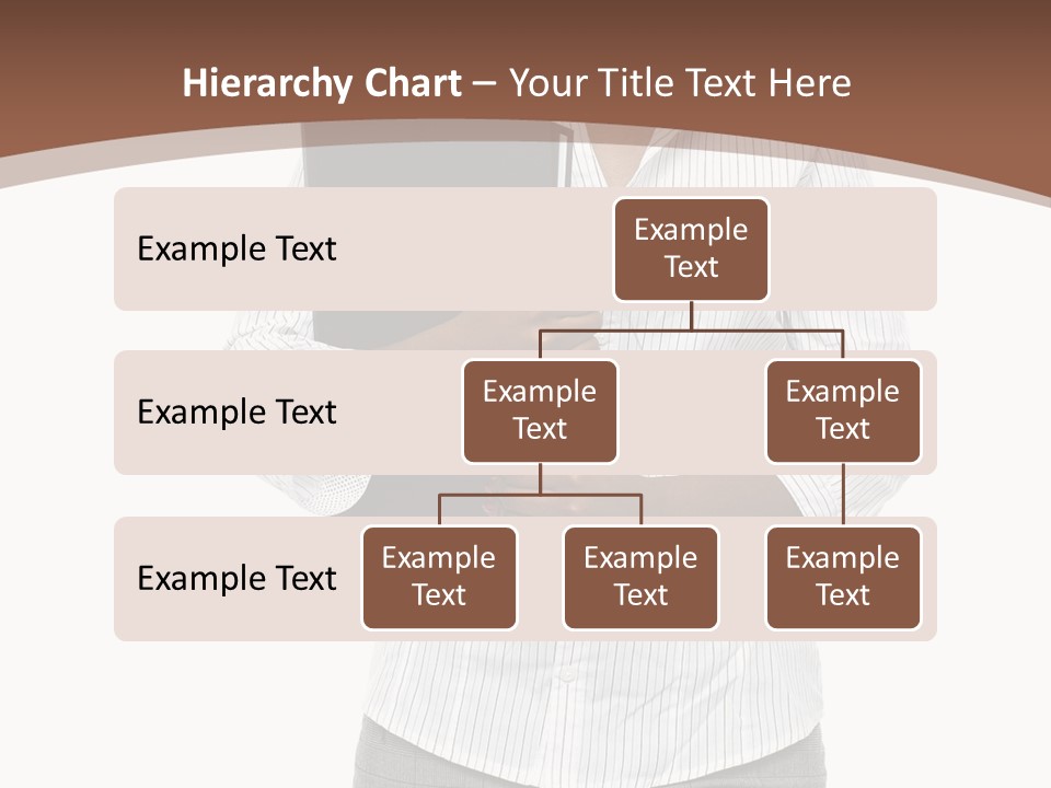 Elegant Successful Posing PowerPoint Template