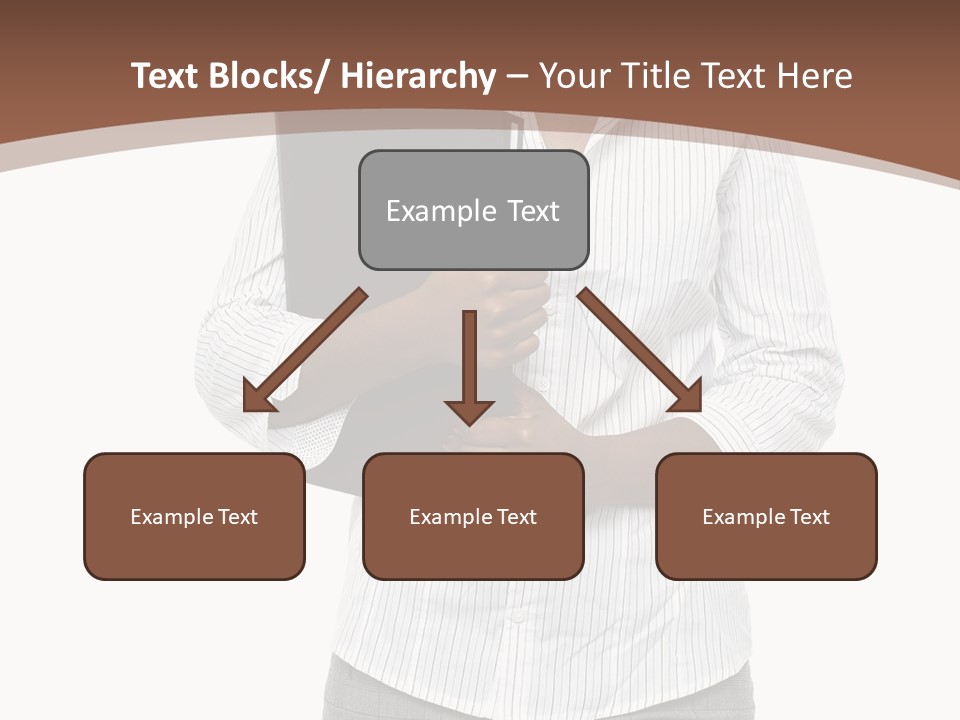 Elegant Successful Posing PowerPoint Template