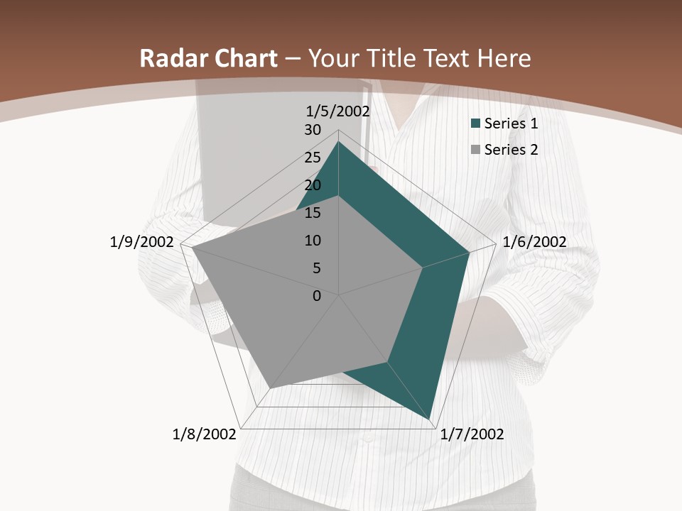 Elegant Successful Posing PowerPoint Template