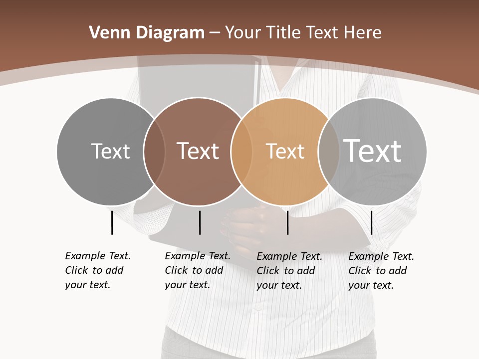 Elegant Successful Posing PowerPoint Template