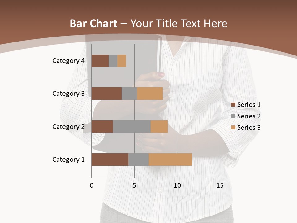 Elegant Successful Posing PowerPoint Template