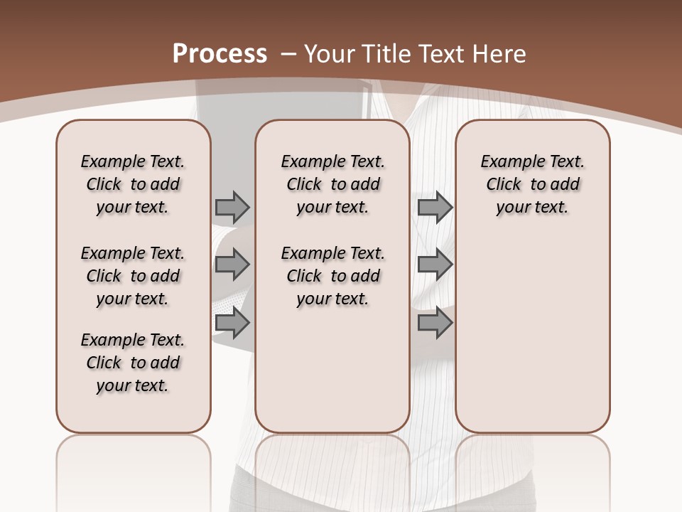 Elegant Successful Posing PowerPoint Template