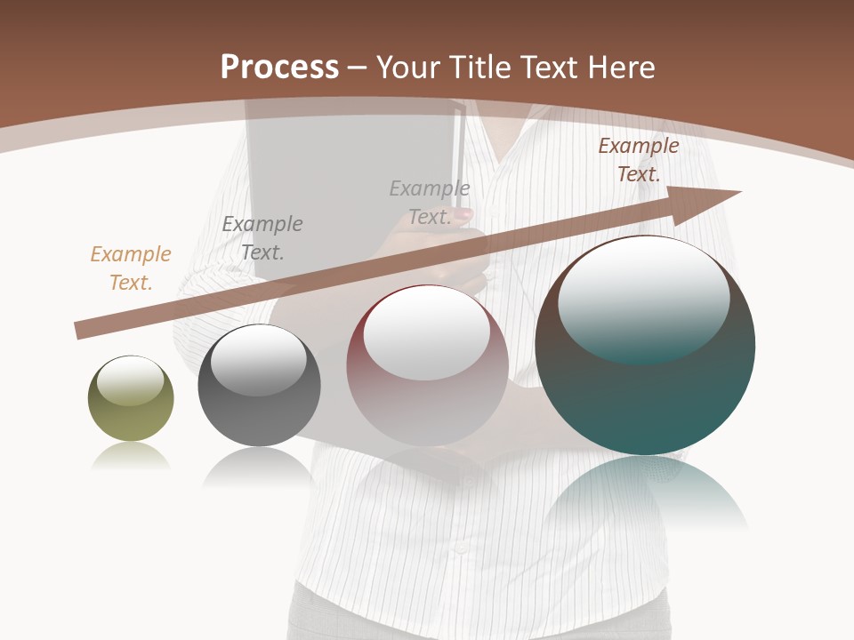 Elegant Successful Posing PowerPoint Template