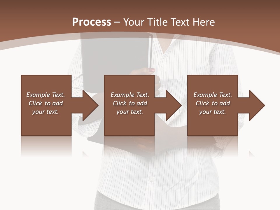 Elegant Successful Posing PowerPoint Template