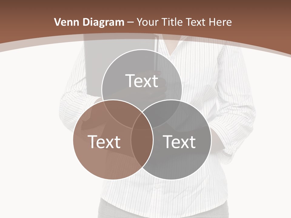 Elegant Successful Posing PowerPoint Template