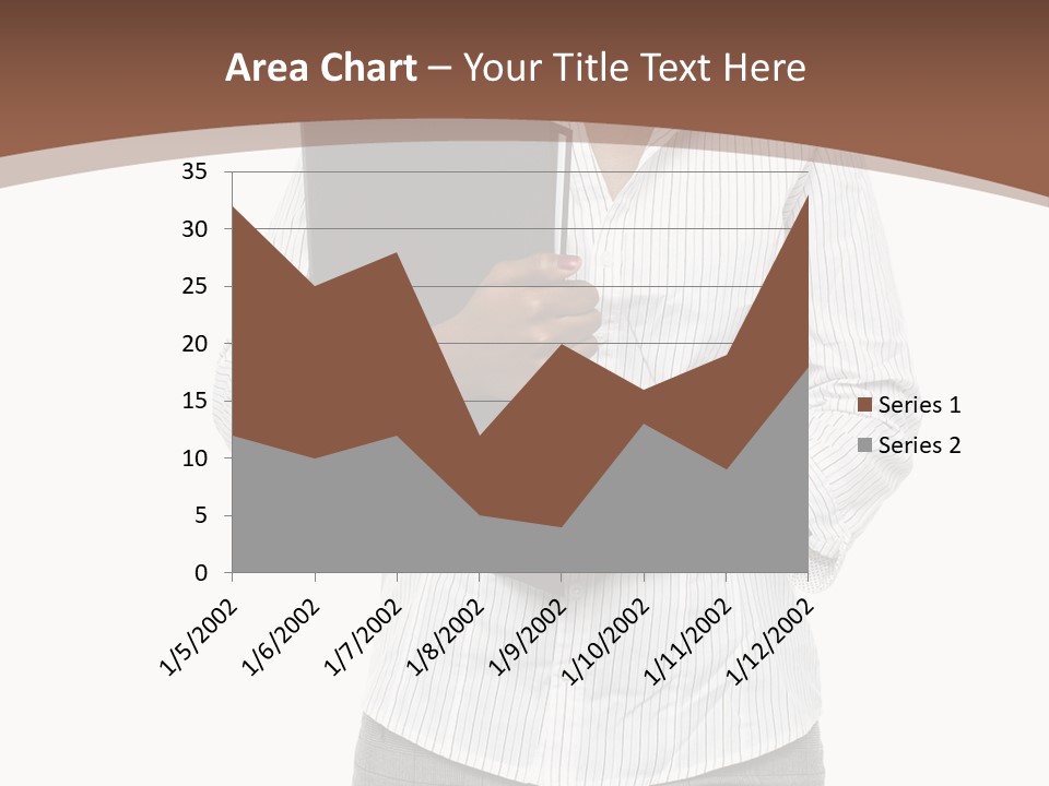 Elegant Successful Posing PowerPoint Template
