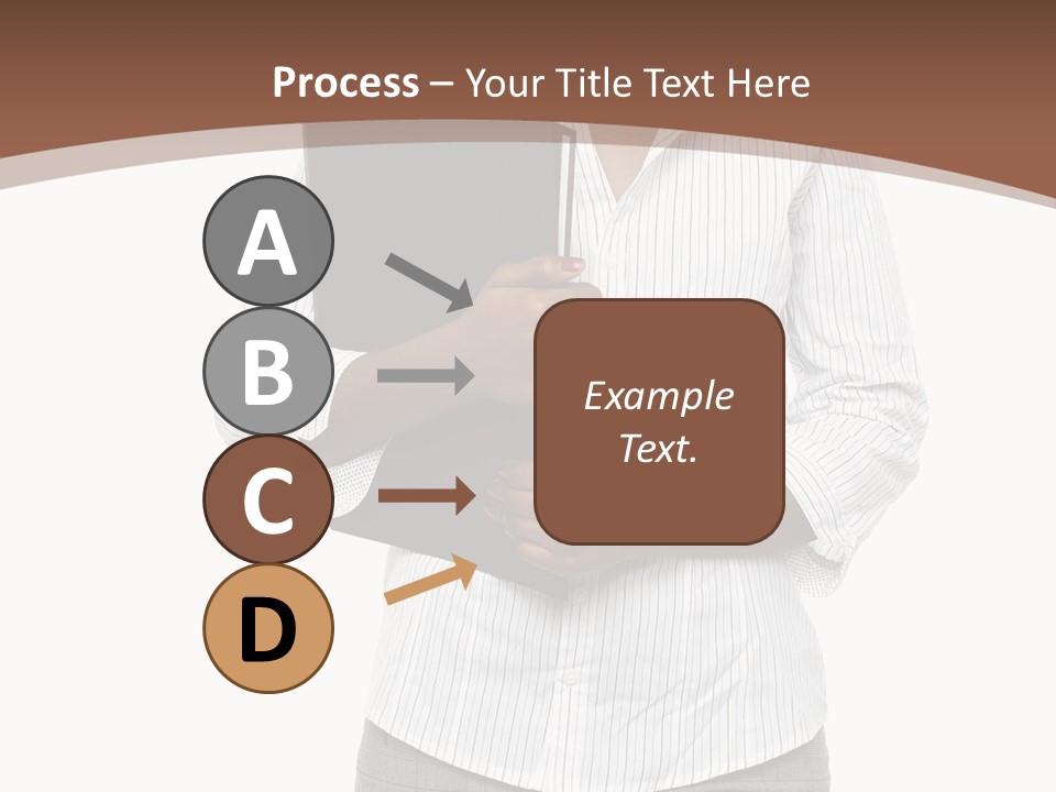 Elegant Successful Posing PowerPoint Template