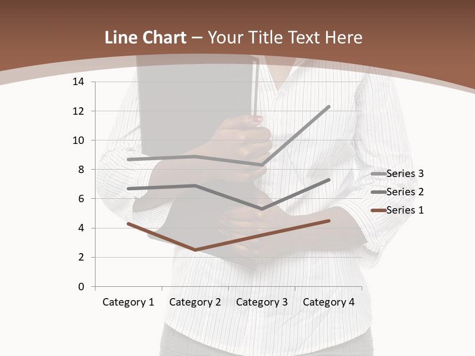 Elegant Successful Posing PowerPoint Template