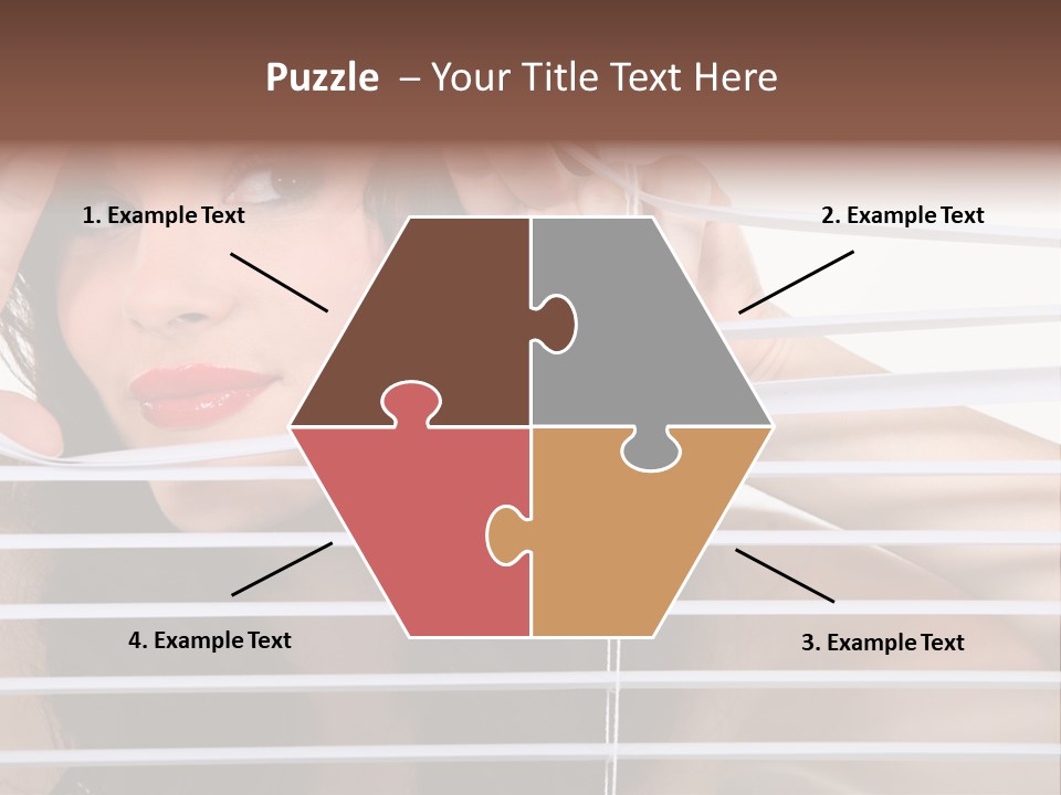Blind Ladder Plastic PowerPoint Template
