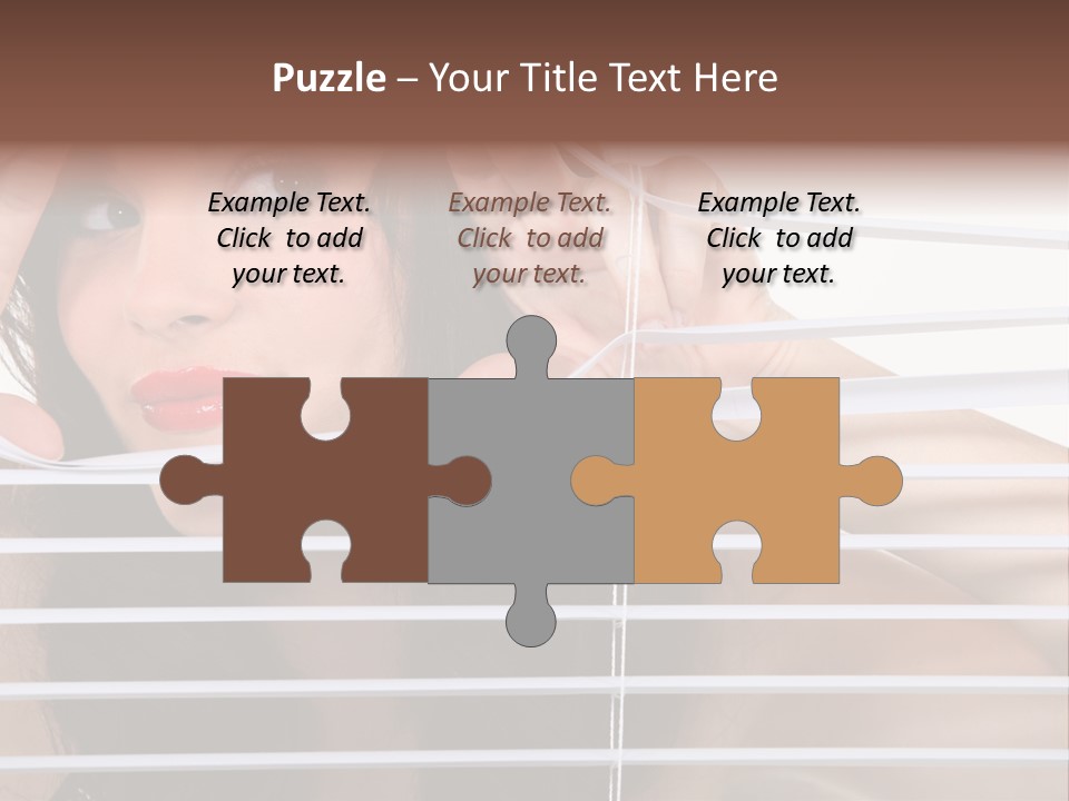 Blind Ladder Plastic PowerPoint Template