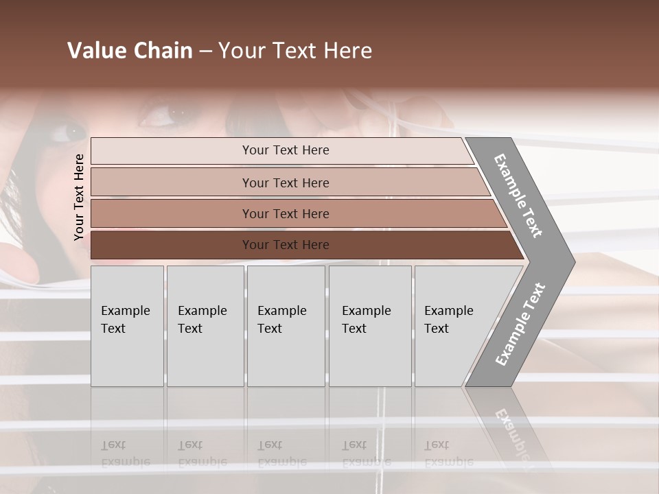 Blind Ladder Plastic PowerPoint Template