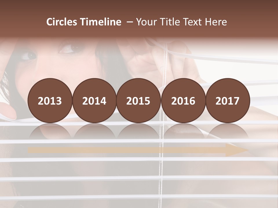 Blind Ladder Plastic PowerPoint Template