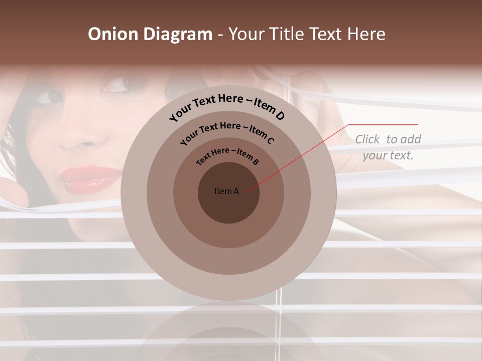 Blind Ladder Plastic PowerPoint Template