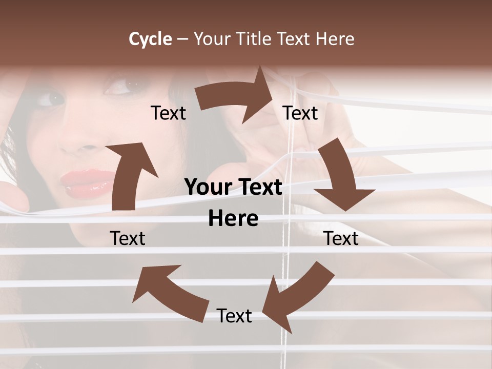 Blind Ladder Plastic PowerPoint Template