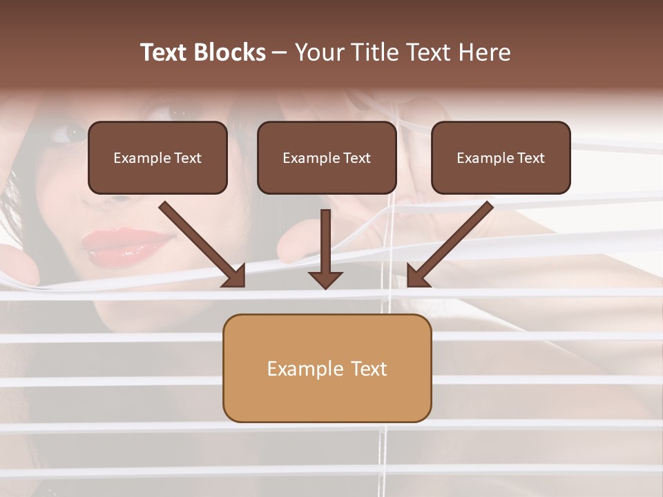 Blind Ladder Plastic PowerPoint Template