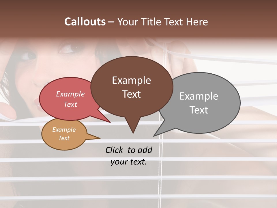 Blind Ladder Plastic PowerPoint Template