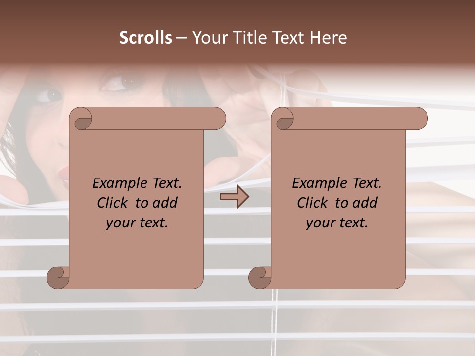 Blind Ladder Plastic PowerPoint Template