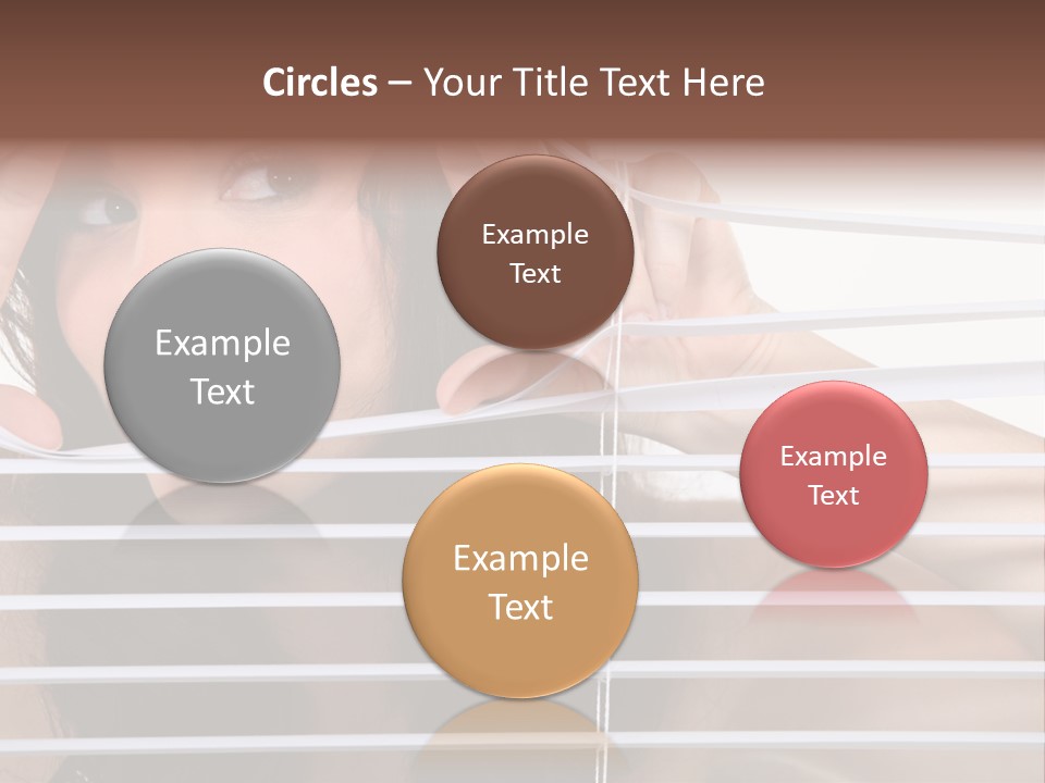 Blind Ladder Plastic PowerPoint Template