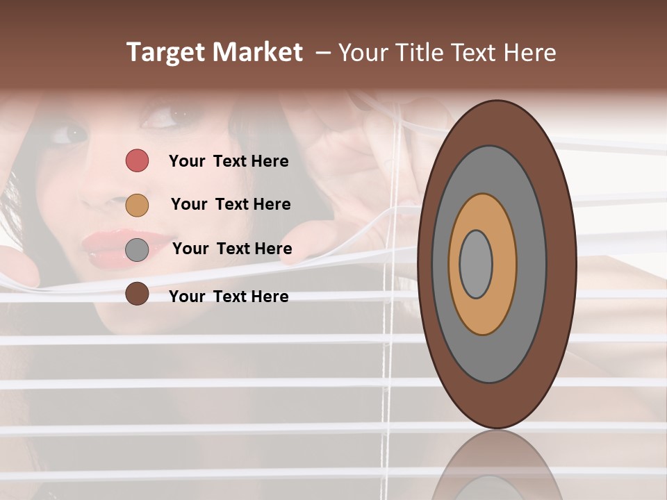 Blind Ladder Plastic PowerPoint Template