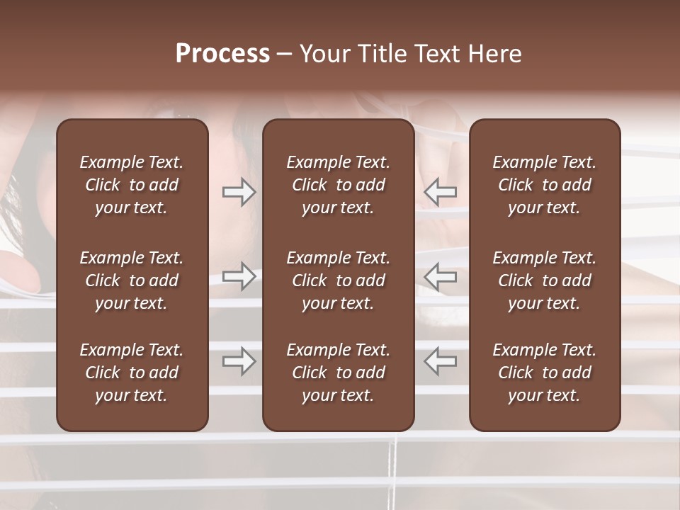 Blind Ladder Plastic PowerPoint Template