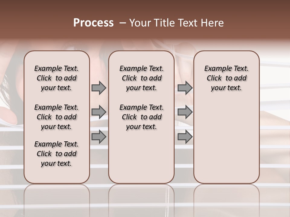 Blind Ladder Plastic PowerPoint Template
