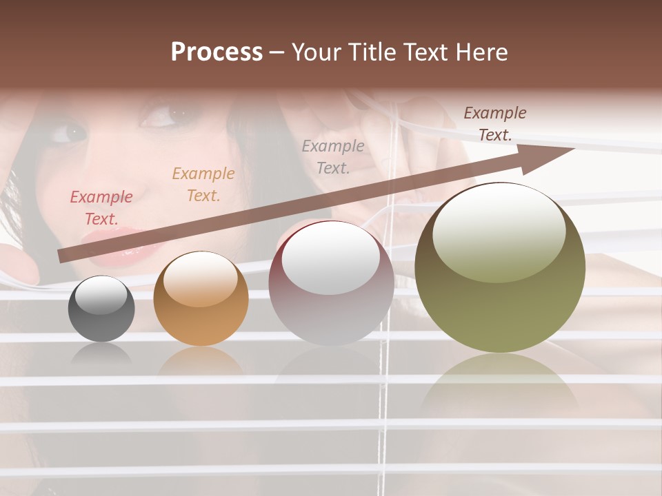 Blind Ladder Plastic PowerPoint Template