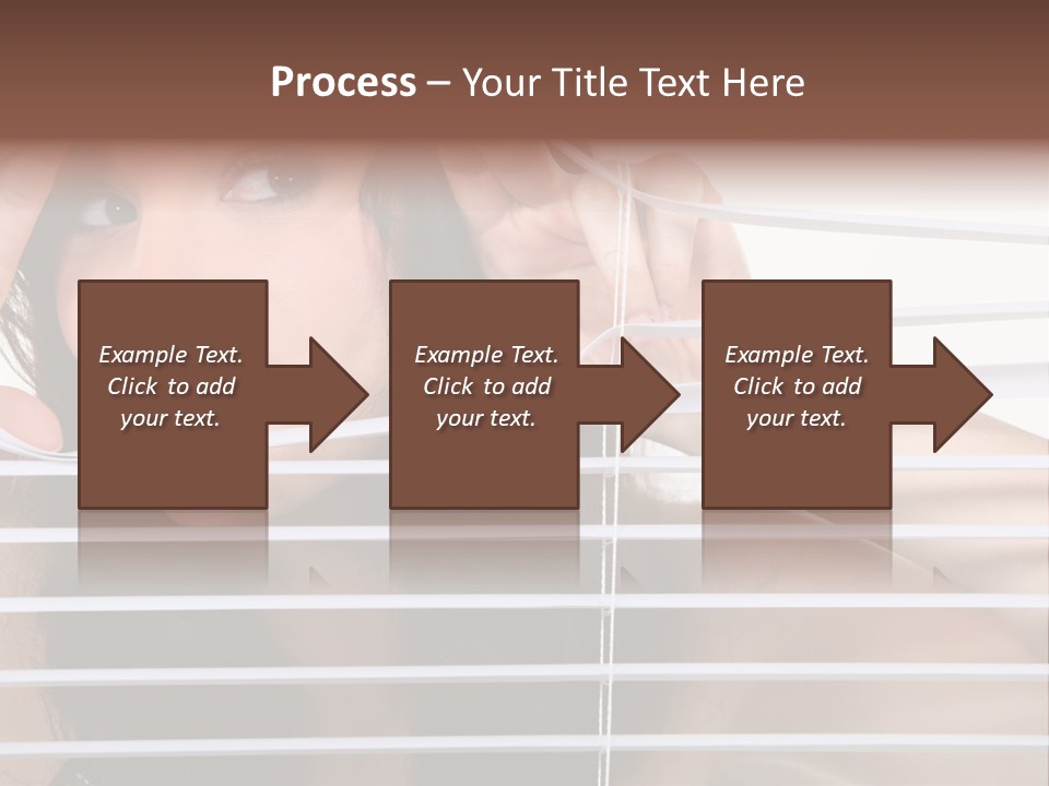 Blind Ladder Plastic PowerPoint Template