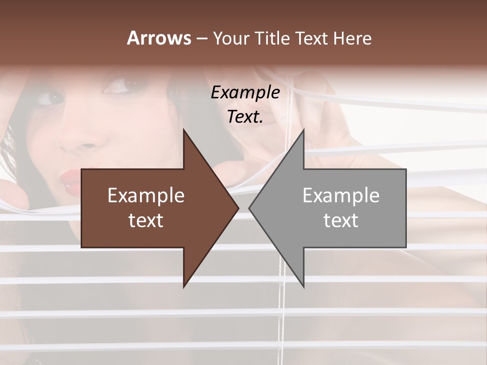 Blind Ladder Plastic PowerPoint Template