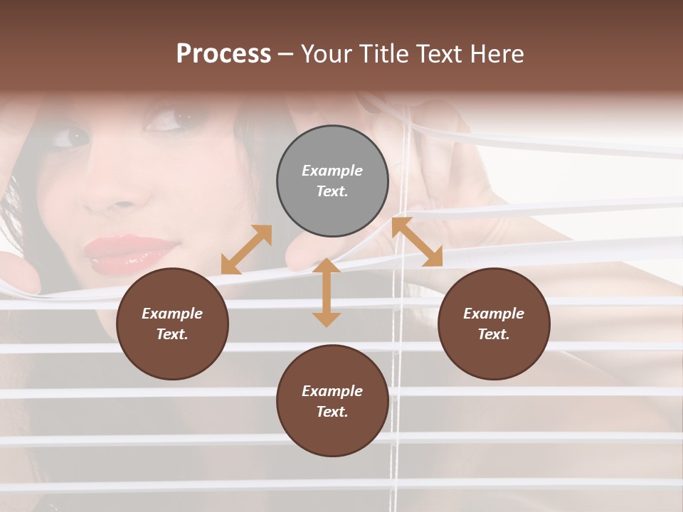 Blind Ladder Plastic PowerPoint Template