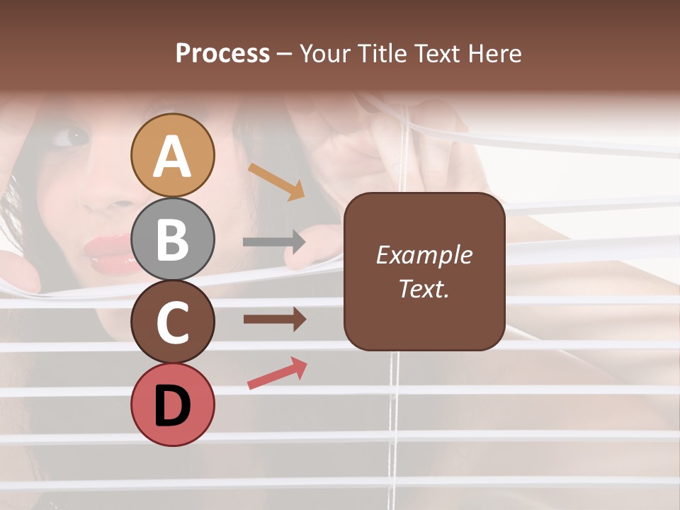 Blind Ladder Plastic PowerPoint Template
