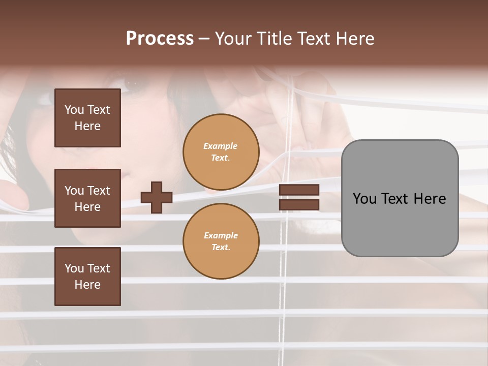 Blind Ladder Plastic PowerPoint Template
