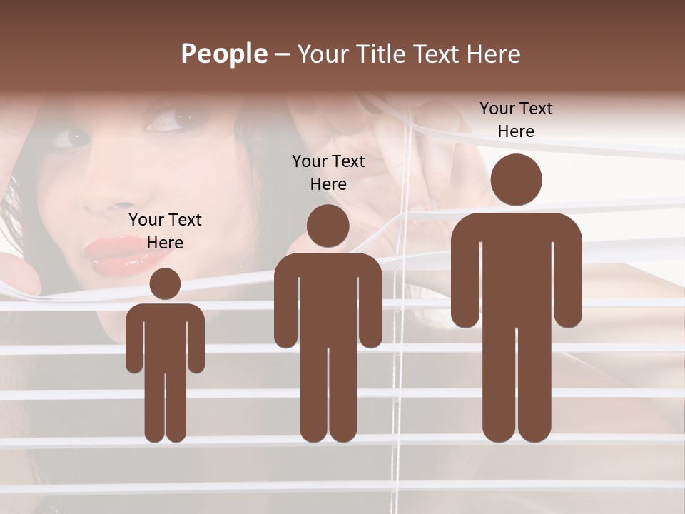 Blind Ladder Plastic PowerPoint Template