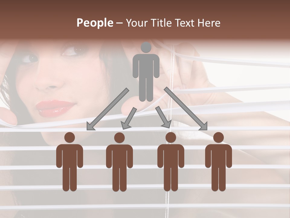 Blind Ladder Plastic PowerPoint Template