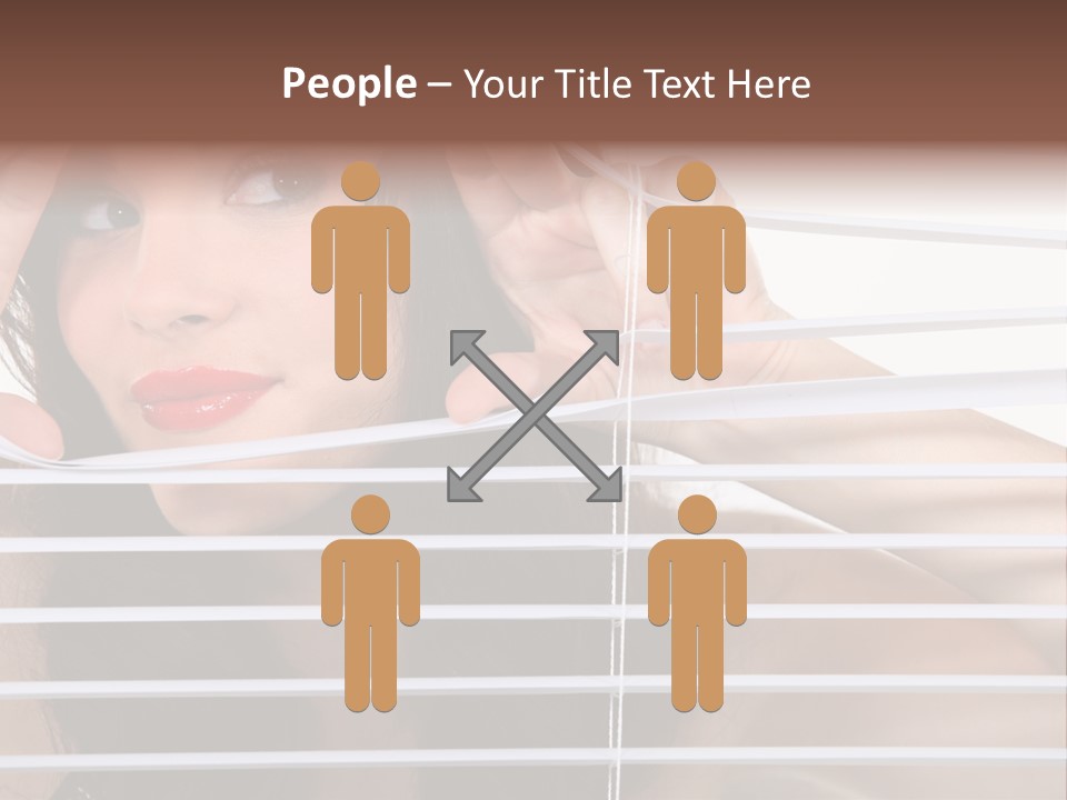 Blind Ladder Plastic PowerPoint Template