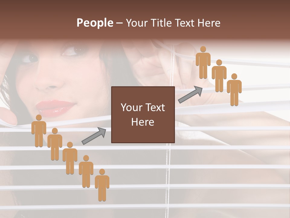 Blind Ladder Plastic PowerPoint Template