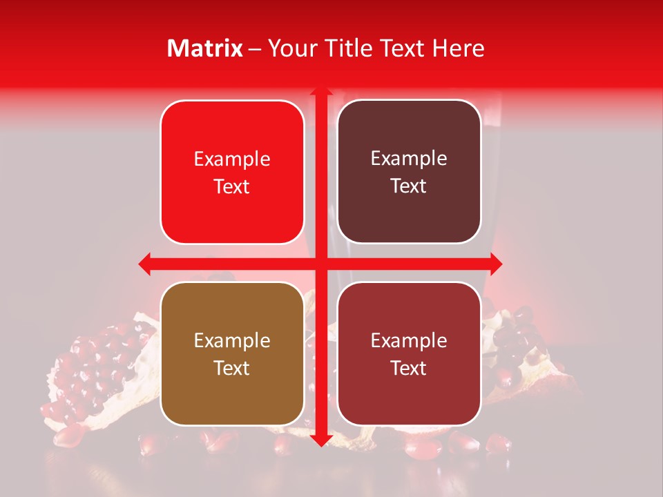 Red Plant Raw PowerPoint Template