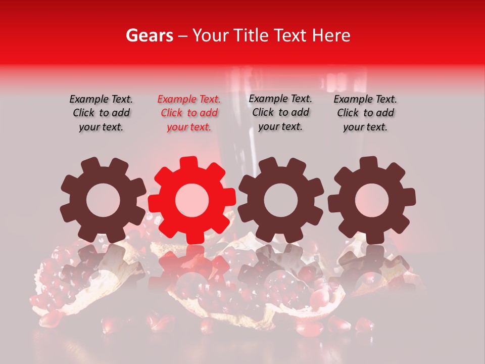 Red Plant Raw PowerPoint Template