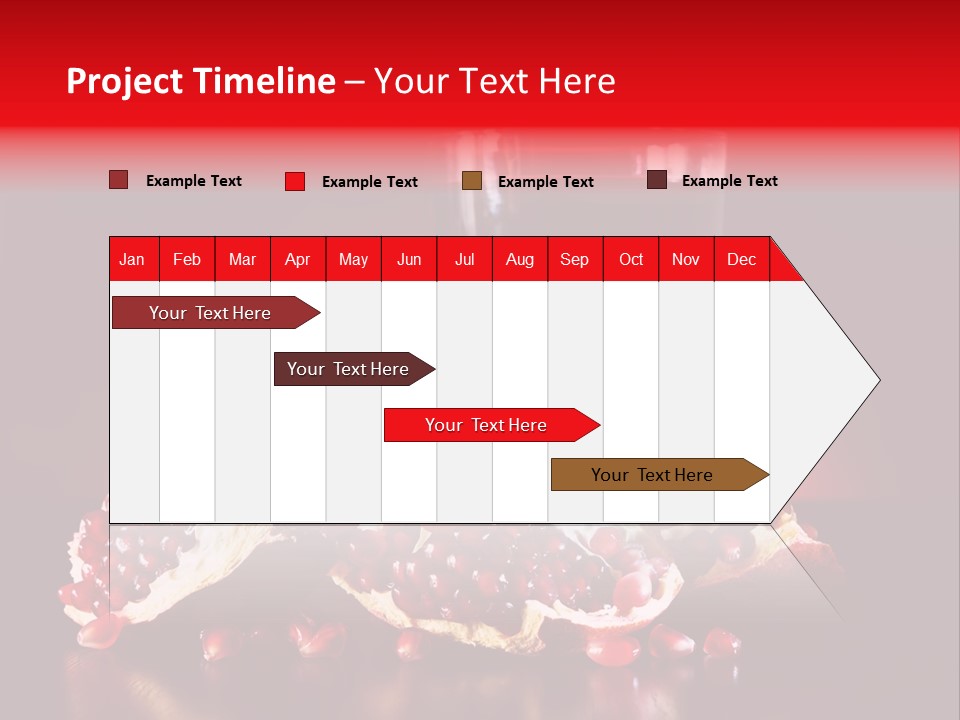 Red Plant Raw PowerPoint Template