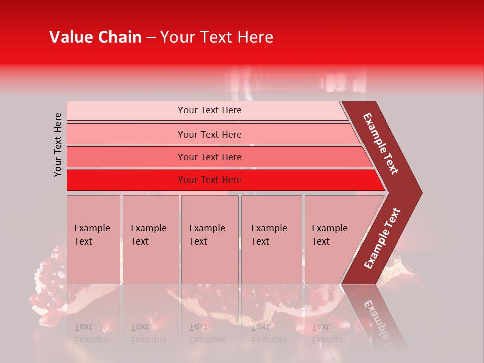 Red Plant Raw PowerPoint Template
